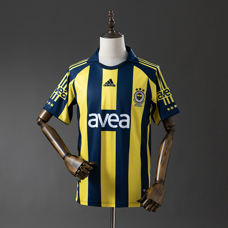 Camiseta retro local del Fenerbahçe 08-09, tallas S-XXL